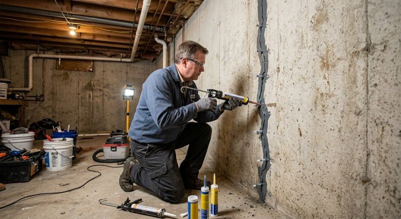 Basement Crack Repair in Inverness, FL