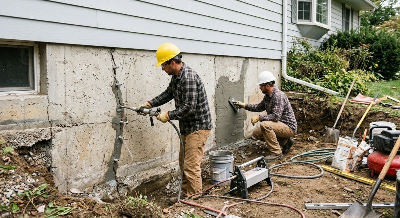 Basement Foundation Repair in Webster, FL