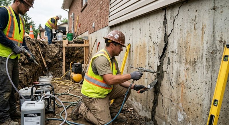 Cracked Foundation Repair in Sumter County, FL