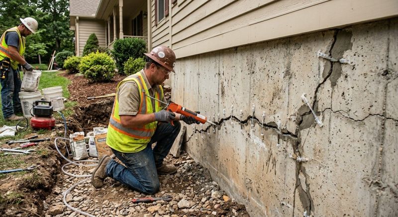 Cracked Foundation Repair in Webster, FL
