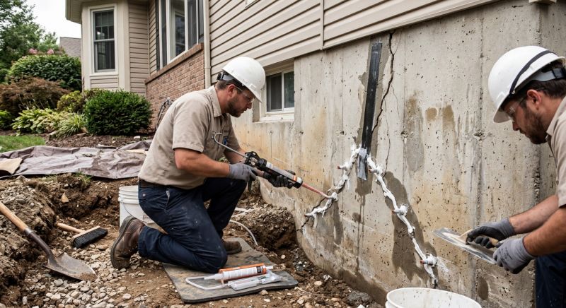 Cracked Foundation Repair in Wildwood, FL