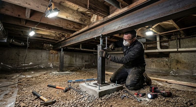Crawlspace Structural Repair in Inverness, FL