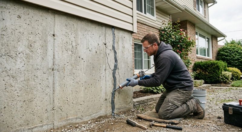 Foundation Crack Sealing in Inverness, FL