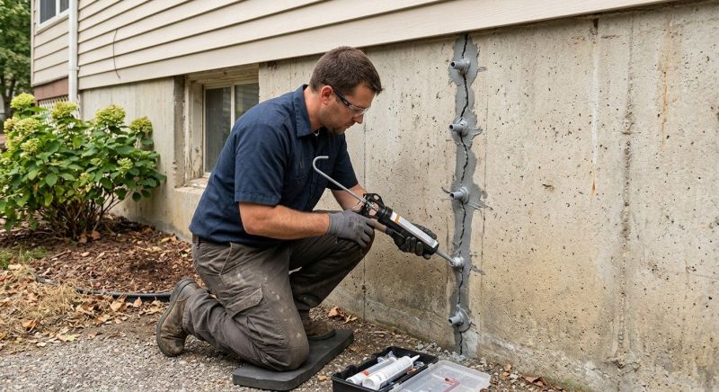Foundation Crack Sealing in Inverness, FL