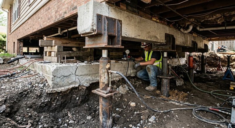 Foundation Lifting in Beverly Hills, FL
