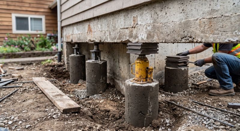 Foundation Pier Leveling in Inverness, FL