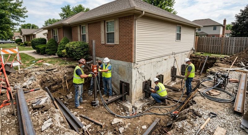 Foundation Pier Repair in Inverness, FL