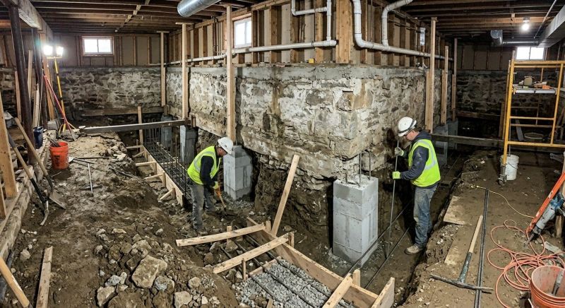 Foundation Underpinning in Inverness, FL