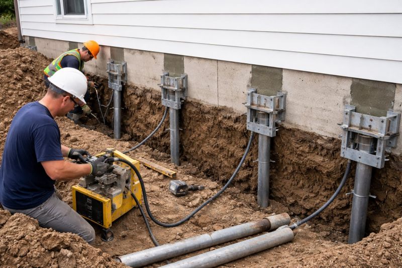 Helical Piers Installation in Inverness, FL