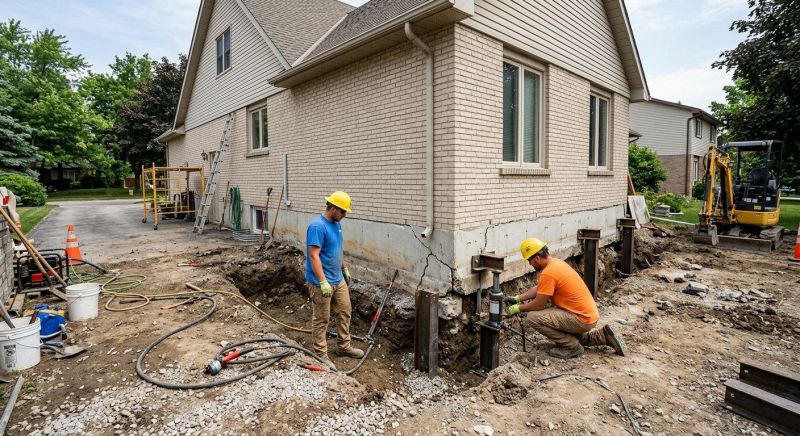 Helical Piers Installation in Inverness, FL