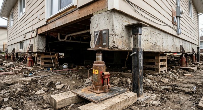 Sinking Foundation Lifting in Inverness, FL