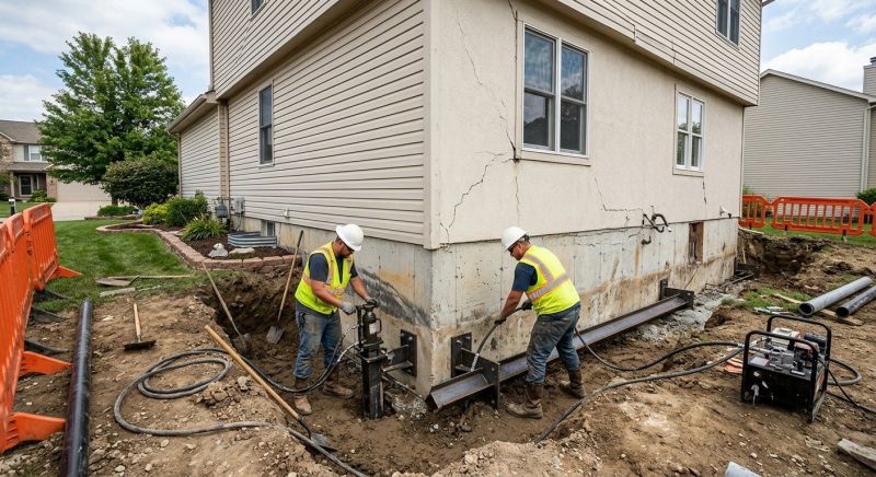 Sinking Foundation Repair in Bushnell, FL