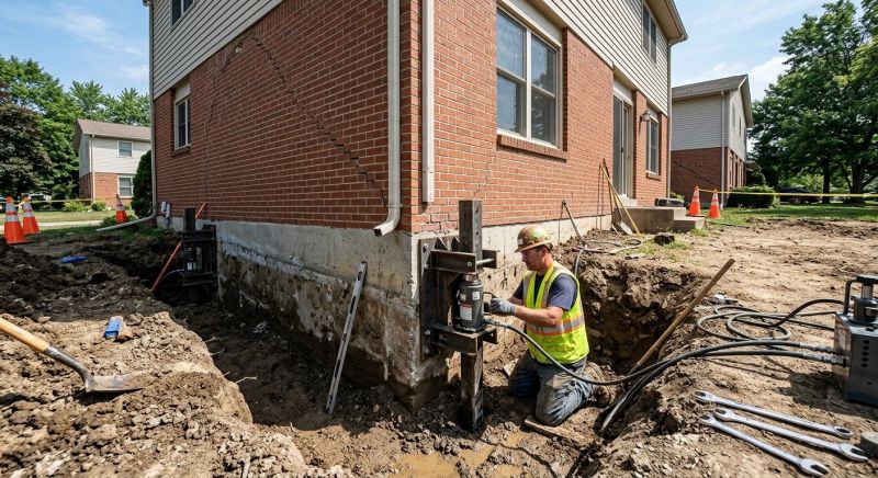 Sinking Foundation Repair in Sumter County, FL