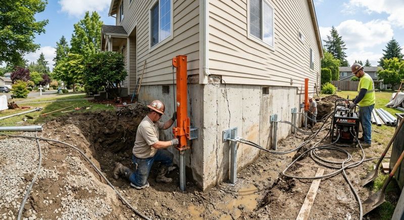 Sinking Foundation Repair in Wildwood, FL