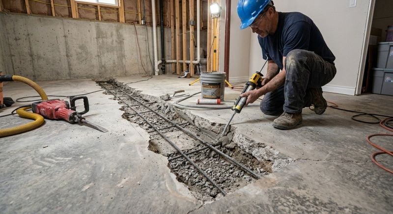 Slab Foundation Repair in Inverness, FL