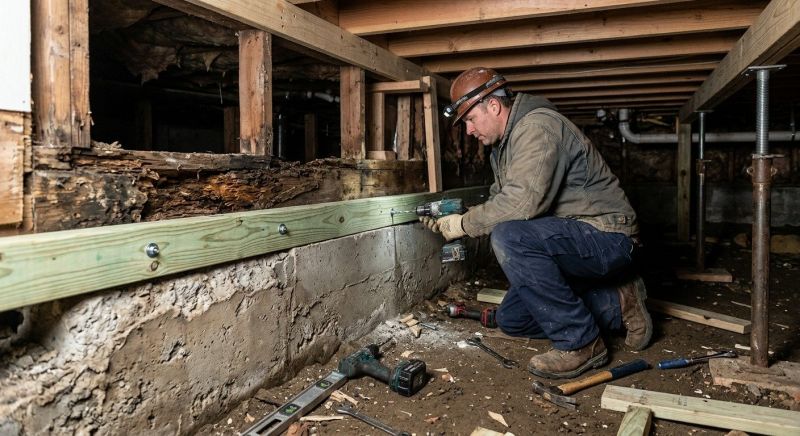 Slab Foundation Repair in Inverness, FL